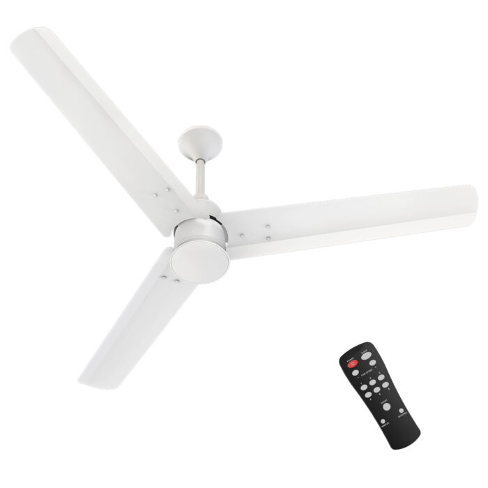 National Superfan - Matt Milk White | BLDC Ceiling Fan with Remote Control | 35Watt Energy Saving Smart Fan
