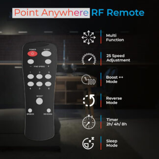 BLDC Smart Ceiling Fan - 35W High Speed with Remote | 65% Energy Saving