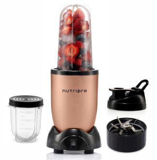 Juicer Mixer Grinder - Smoothie Maker - 500 Watts (2 Jars & 1 Blade, Gold)